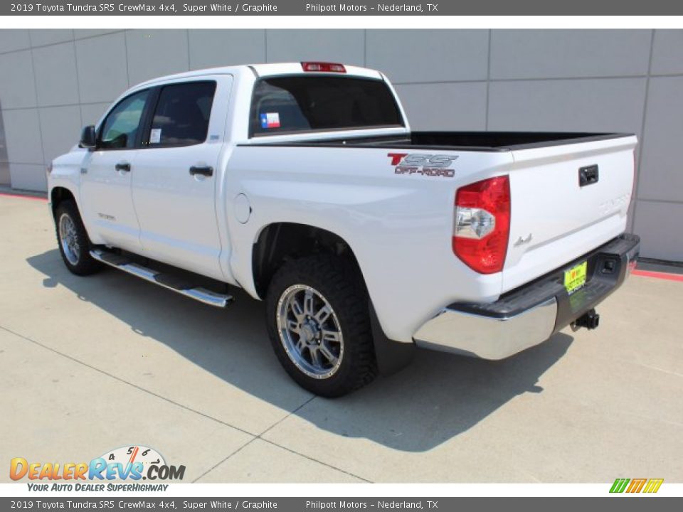 2019 Toyota Tundra SR5 CrewMax 4x4 Super White / Graphite Photo #6