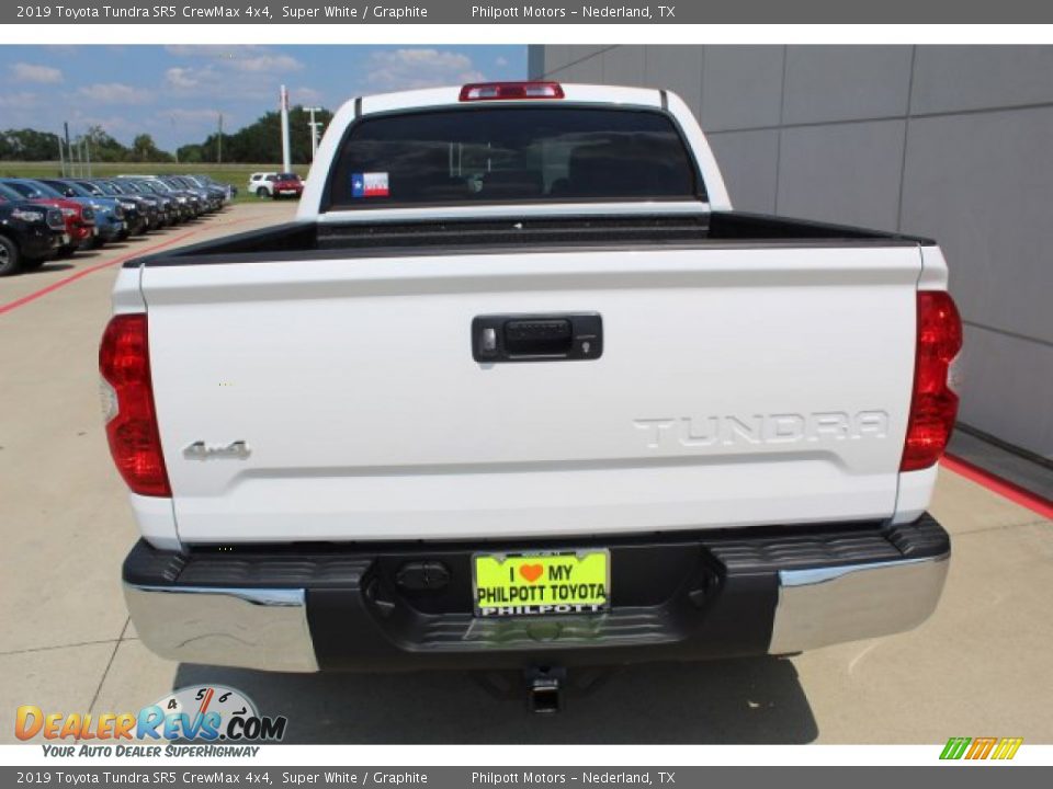 2019 Toyota Tundra SR5 CrewMax 4x4 Super White / Graphite Photo #7