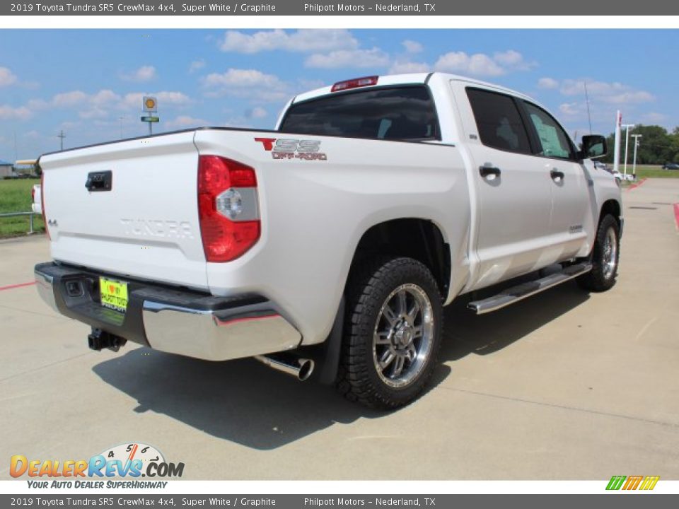 2019 Toyota Tundra SR5 CrewMax 4x4 Super White / Graphite Photo #8