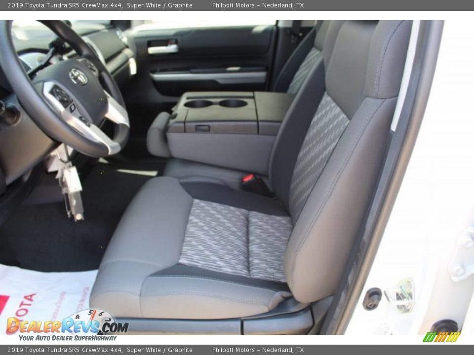 2019 Toyota Tundra SR5 CrewMax 4x4 Super White / Graphite Photo #10