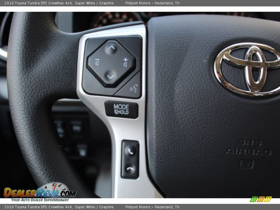 2019 Toyota Tundra SR5 CrewMax 4x4 Super White / Graphite Photo #11