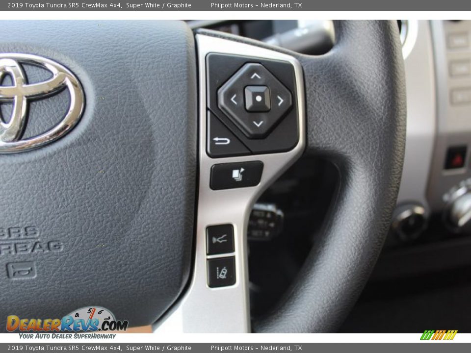 2019 Toyota Tundra SR5 CrewMax 4x4 Super White / Graphite Photo #12