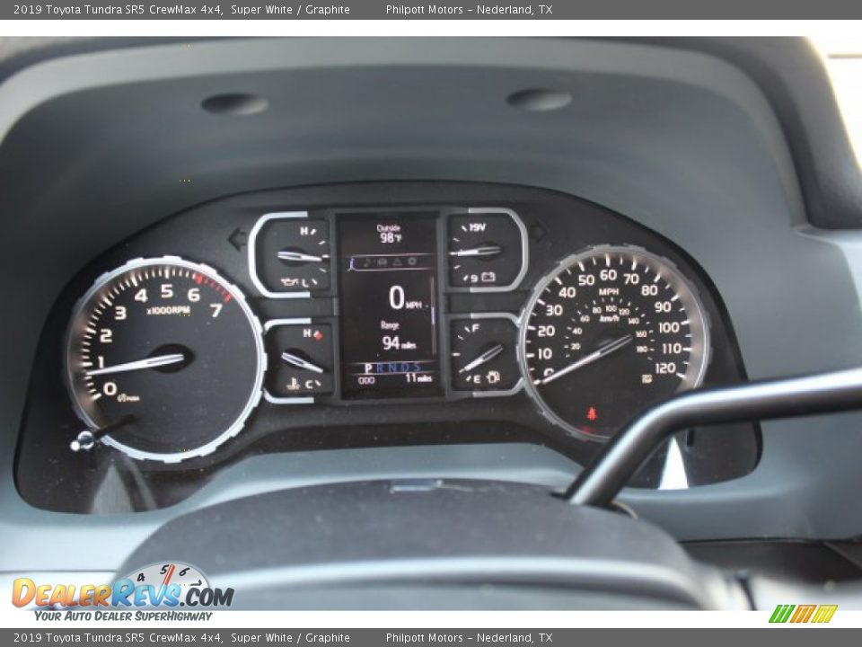 2019 Toyota Tundra SR5 CrewMax 4x4 Super White / Graphite Photo #13