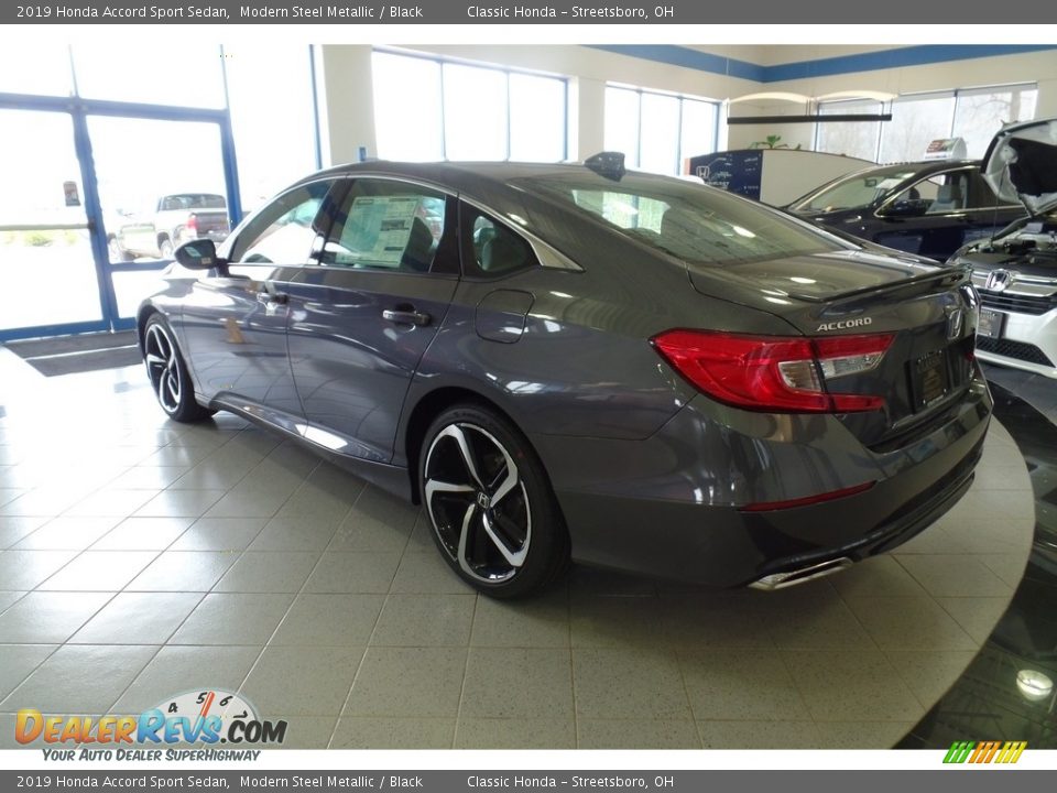 2019 Honda Accord Sport Sedan Modern Steel Metallic / Black Photo #7