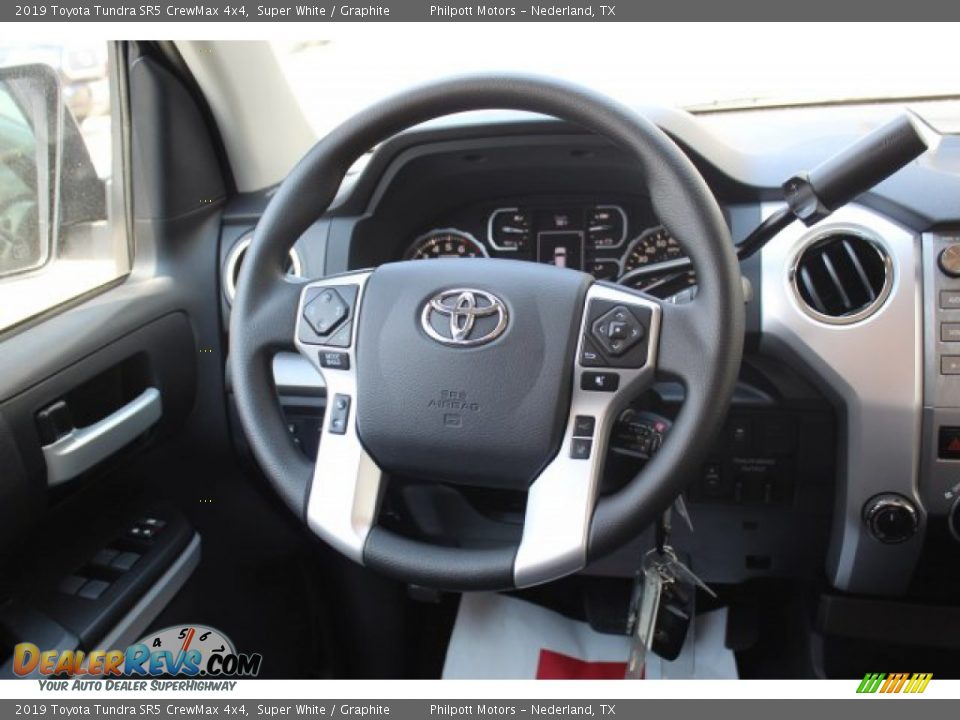 2019 Toyota Tundra SR5 CrewMax 4x4 Super White / Graphite Photo #21