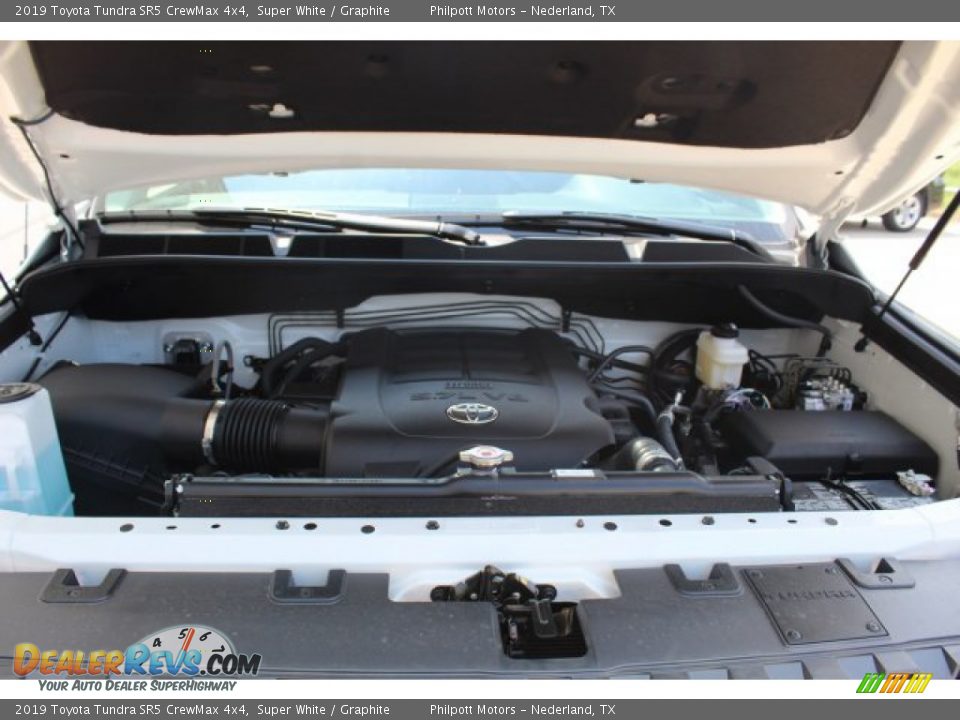 2019 Toyota Tundra SR5 CrewMax 4x4 Super White / Graphite Photo #23