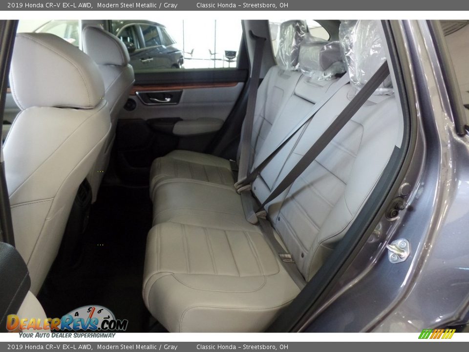 2019 Honda CR-V EX-L AWD Modern Steel Metallic / Gray Photo #9