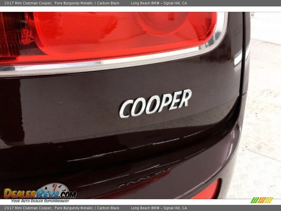 2017 Mini Clubman Cooper Pure Burgundy Metallic / Carbon Black Photo #7