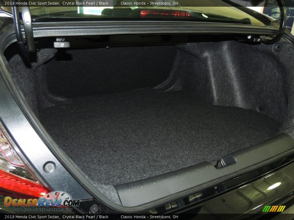 2019 Honda Civic Sport Sedan Crystal Black Pearl / Black Photo #19