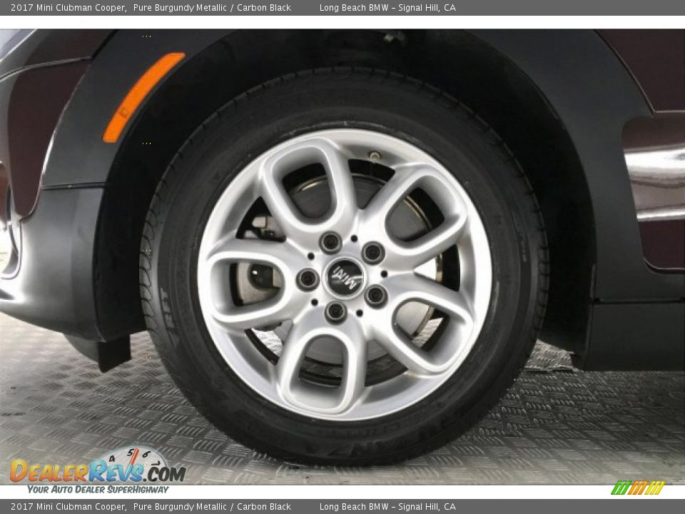 2017 Mini Clubman Cooper Pure Burgundy Metallic / Carbon Black Photo #8
