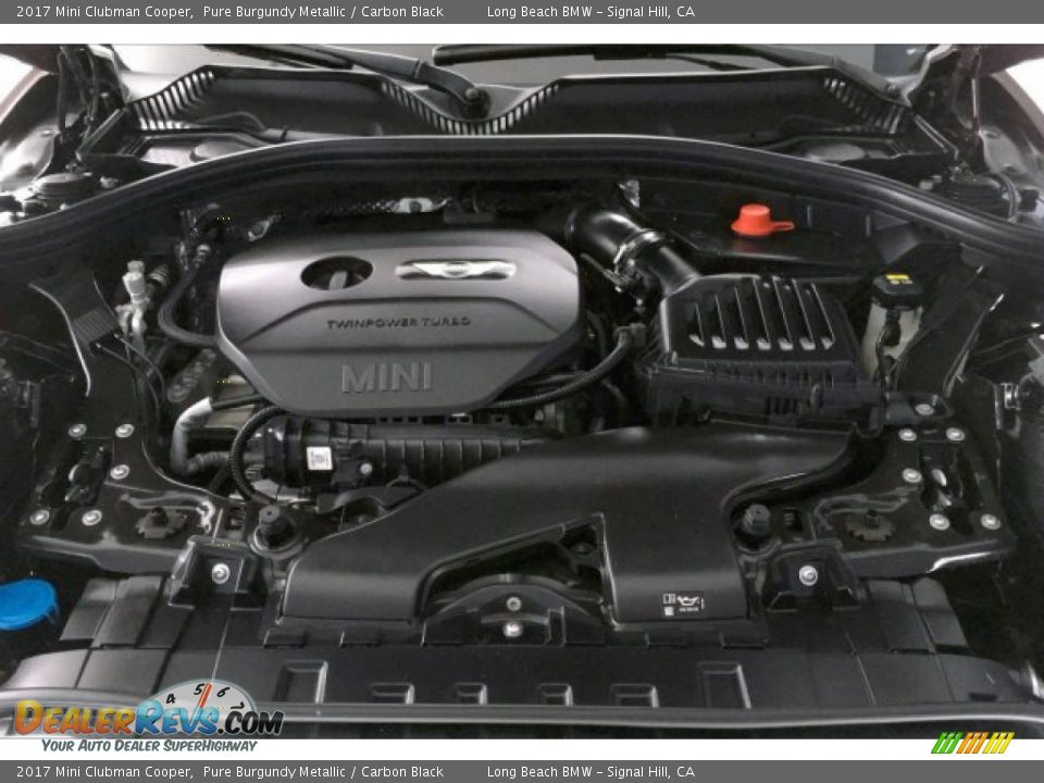 2017 Mini Clubman Cooper Pure Burgundy Metallic / Carbon Black Photo #9