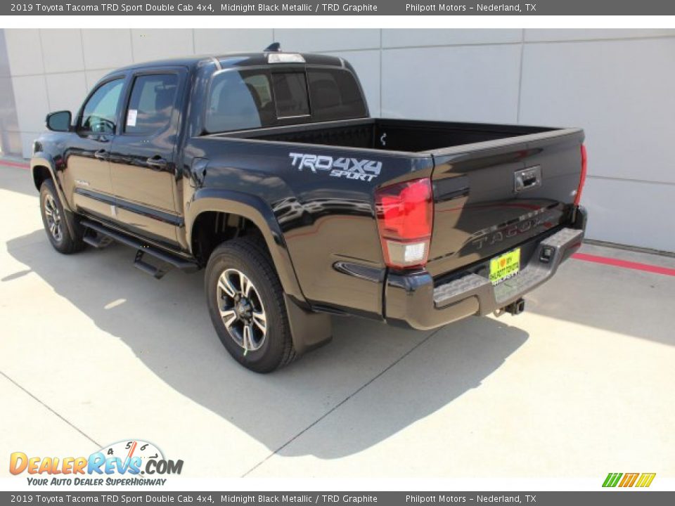 2019 Toyota Tacoma TRD Sport Double Cab 4x4 Midnight Black Metallic / TRD Graphite Photo #6