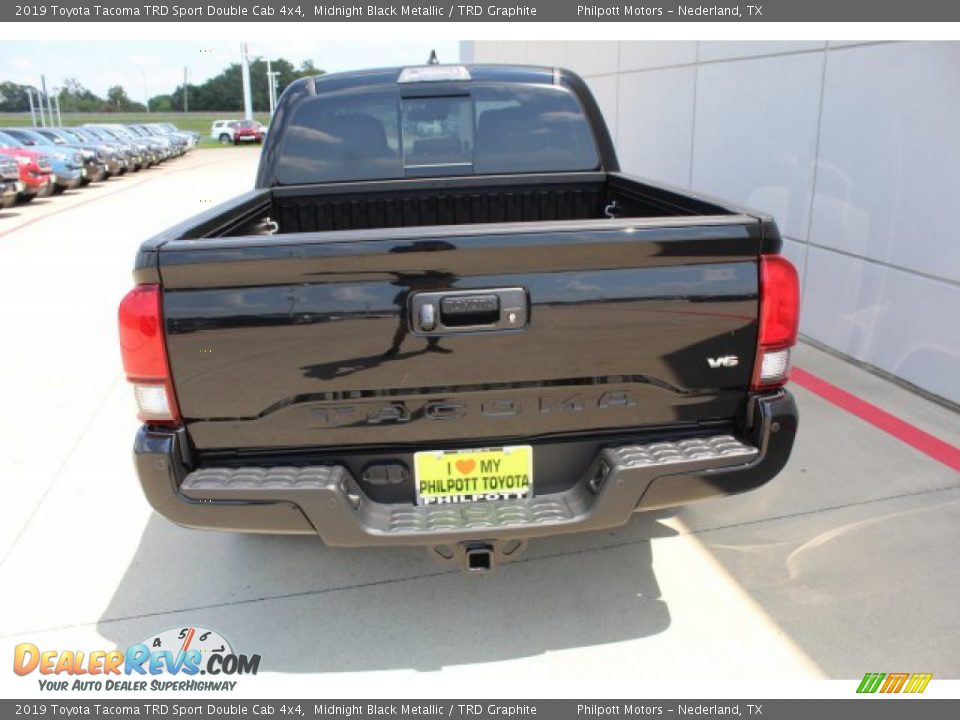 2019 Toyota Tacoma TRD Sport Double Cab 4x4 Midnight Black Metallic / TRD Graphite Photo #7