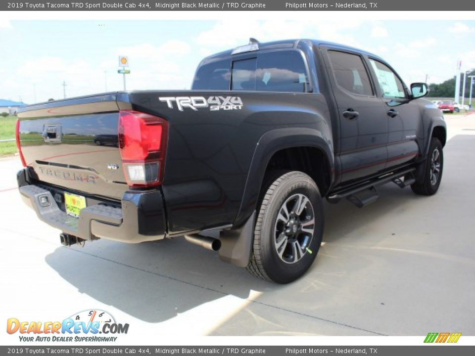 2019 Toyota Tacoma TRD Sport Double Cab 4x4 Midnight Black Metallic / TRD Graphite Photo #8