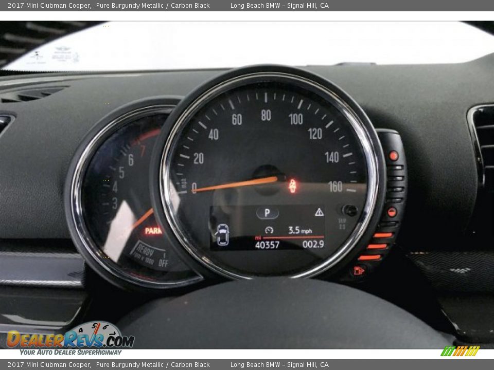 2017 Mini Clubman Cooper Pure Burgundy Metallic / Carbon Black Photo #15