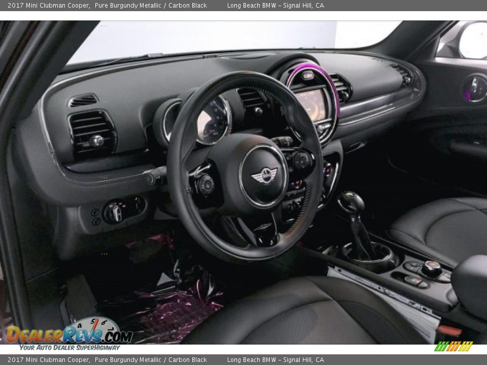 2017 Mini Clubman Cooper Pure Burgundy Metallic / Carbon Black Photo #16