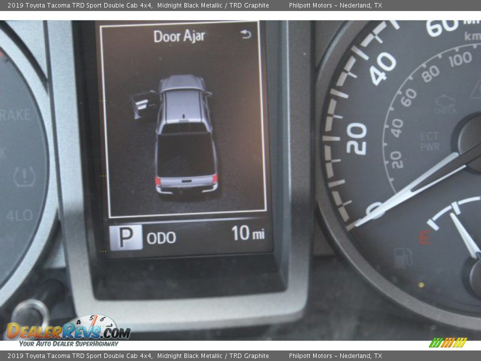 2019 Toyota Tacoma TRD Sport Double Cab 4x4 Midnight Black Metallic / TRD Graphite Photo #14