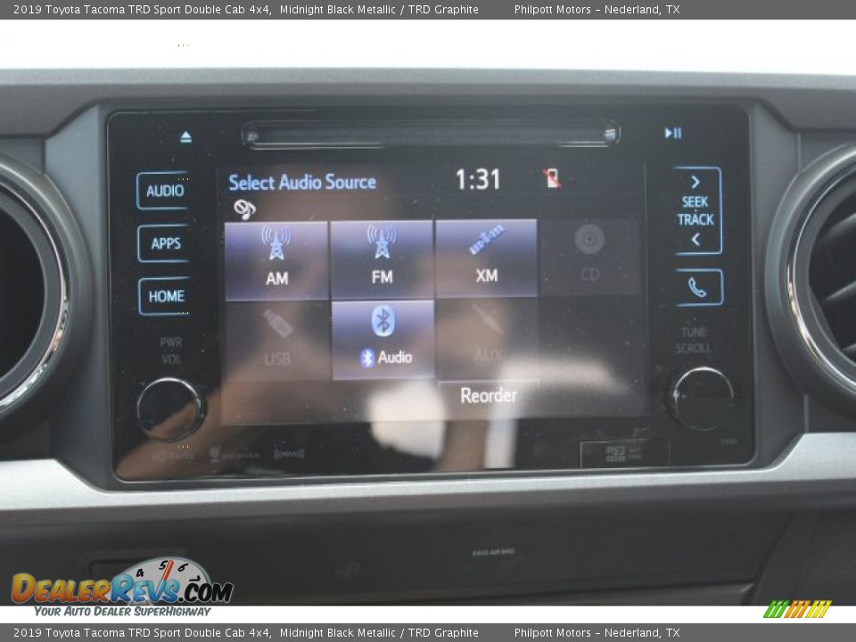 2019 Toyota Tacoma TRD Sport Double Cab 4x4 Midnight Black Metallic / TRD Graphite Photo #15