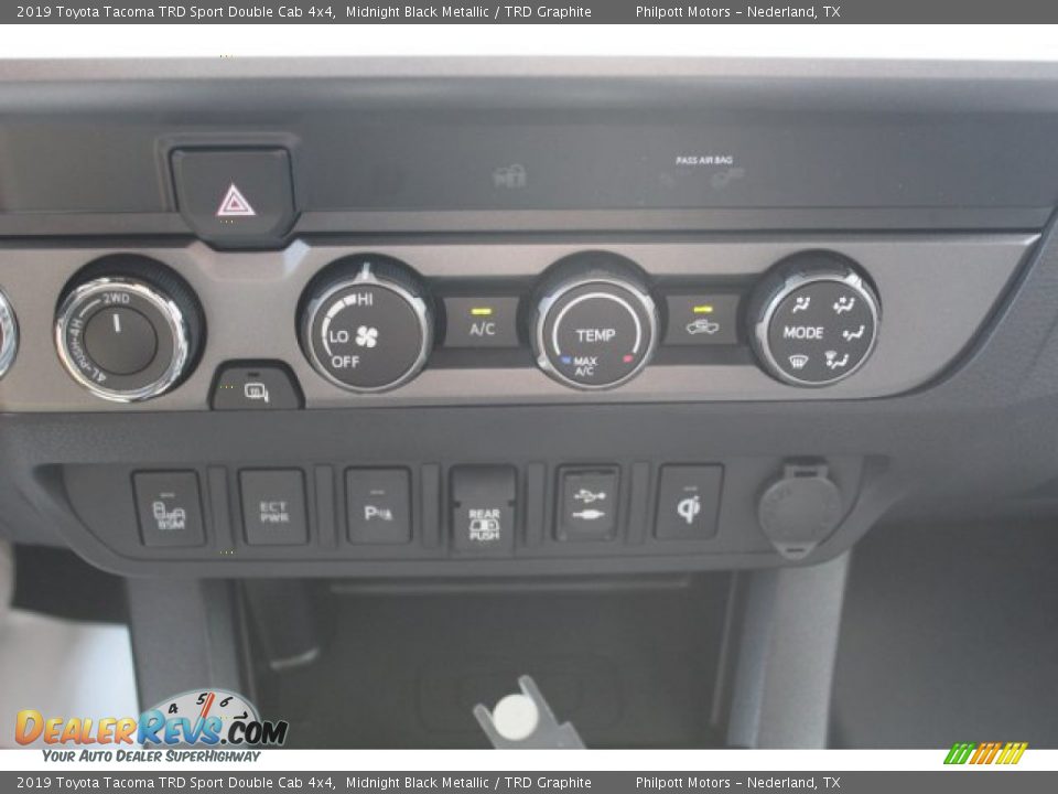 2019 Toyota Tacoma TRD Sport Double Cab 4x4 Midnight Black Metallic / TRD Graphite Photo #16