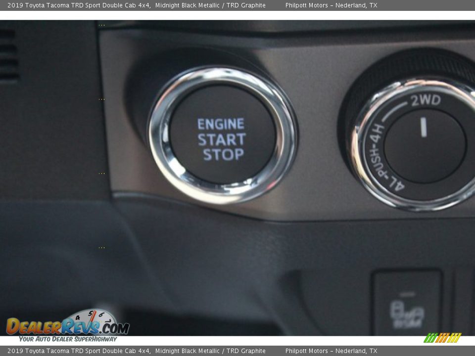 2019 Toyota Tacoma TRD Sport Double Cab 4x4 Midnight Black Metallic / TRD Graphite Photo #17