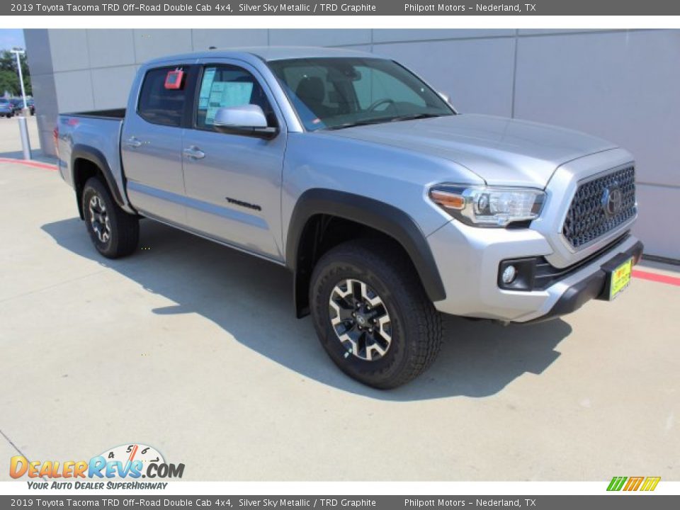 2019 Toyota Tacoma TRD Off-Road Double Cab 4x4 Silver Sky Metallic / TRD Graphite Photo #2