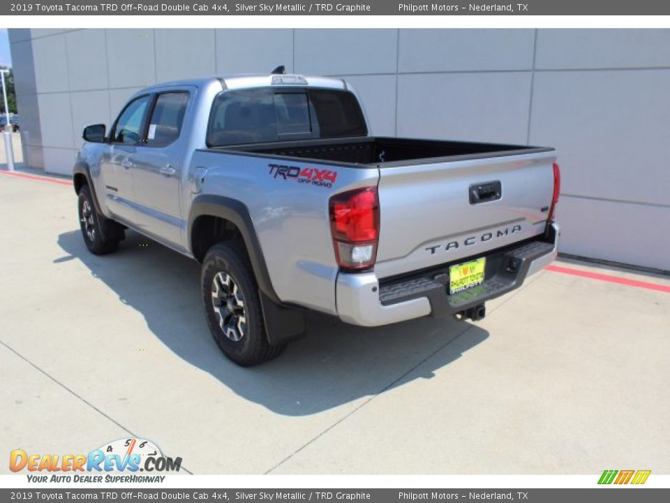 2019 Toyota Tacoma TRD Off-Road Double Cab 4x4 Silver Sky Metallic / TRD Graphite Photo #6