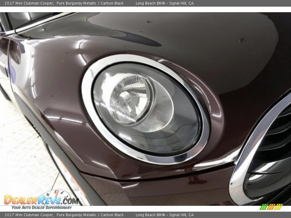 2017 Mini Clubman Cooper Pure Burgundy Metallic / Carbon Black Photo #26