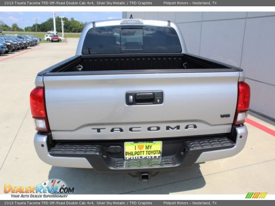 2019 Toyota Tacoma TRD Off-Road Double Cab 4x4 Silver Sky Metallic / TRD Graphite Photo #7