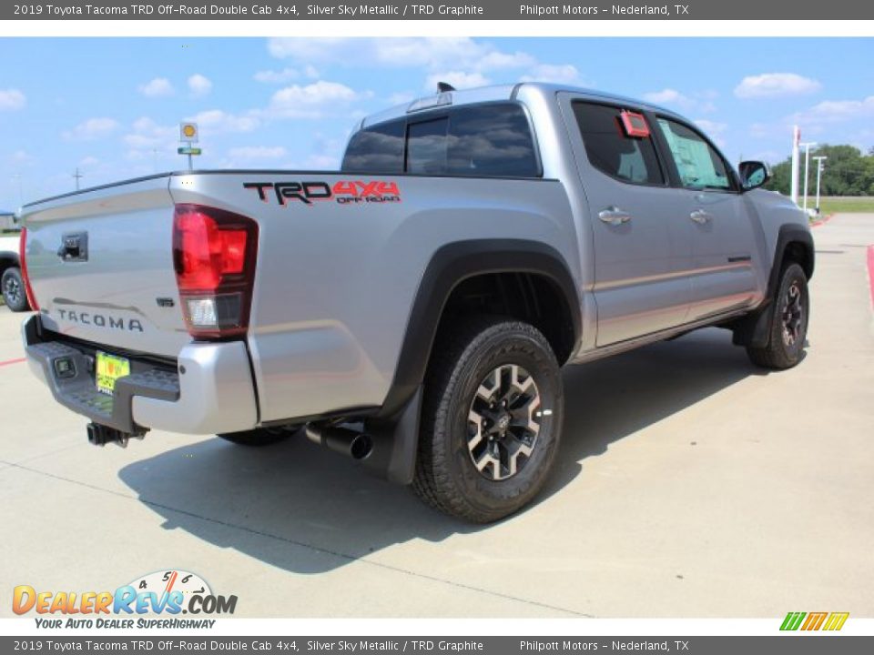 2019 Toyota Tacoma TRD Off-Road Double Cab 4x4 Silver Sky Metallic / TRD Graphite Photo #8