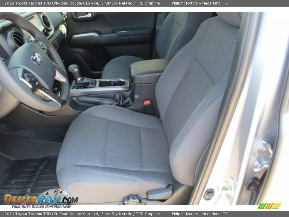 2019 Toyota Tacoma TRD Off-Road Double Cab 4x4 Silver Sky Metallic / TRD Graphite Photo #10