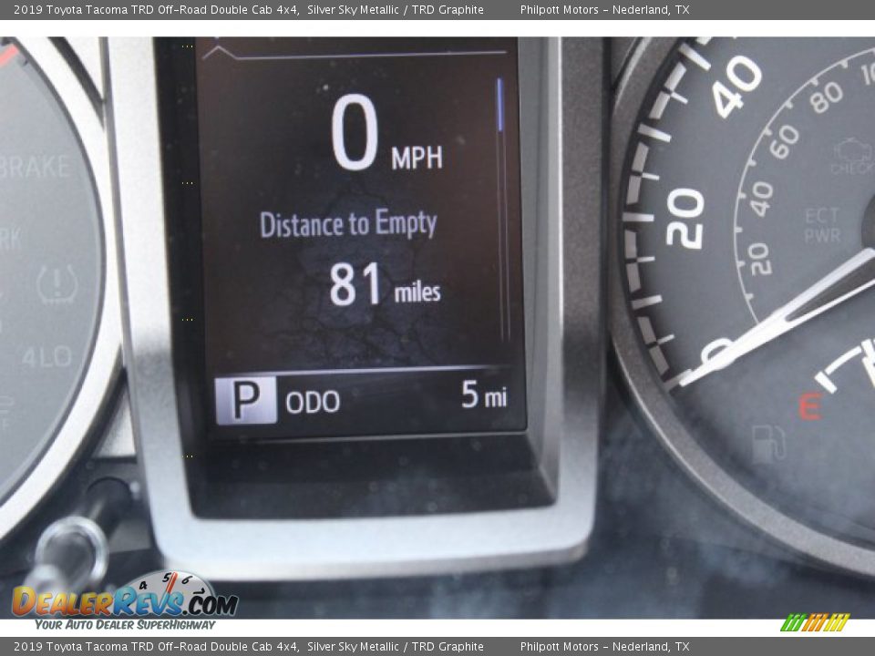 2019 Toyota Tacoma TRD Off-Road Double Cab 4x4 Silver Sky Metallic / TRD Graphite Photo #14