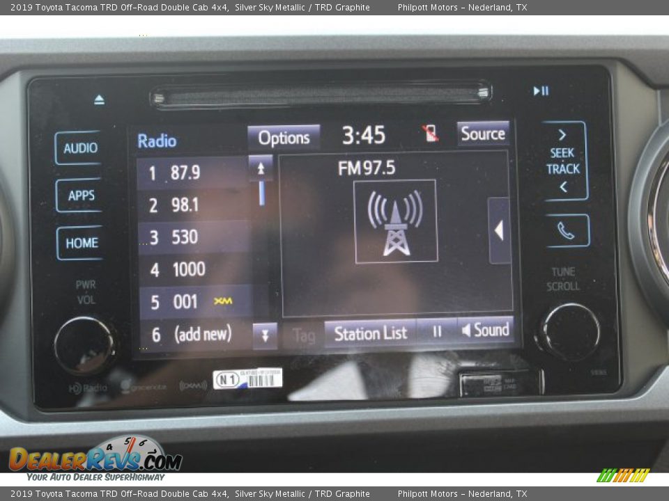 2019 Toyota Tacoma TRD Off-Road Double Cab 4x4 Silver Sky Metallic / TRD Graphite Photo #15