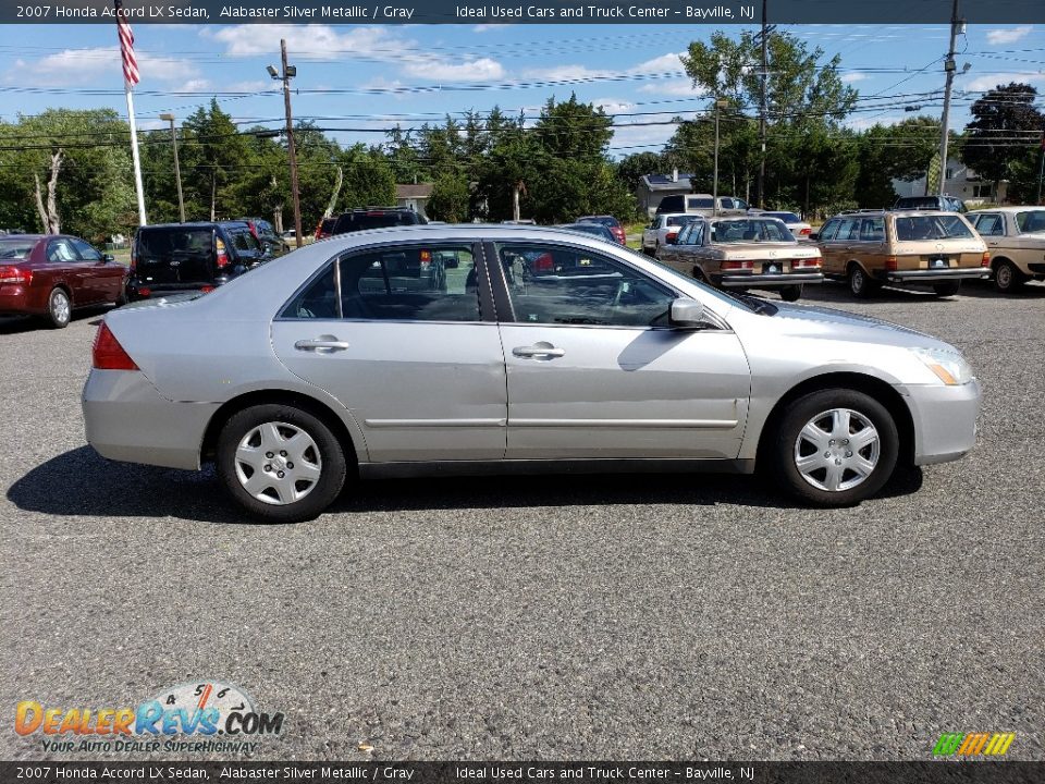 2007 Honda Accord LX Sedan Alabaster Silver Metallic / Gray Photo #6