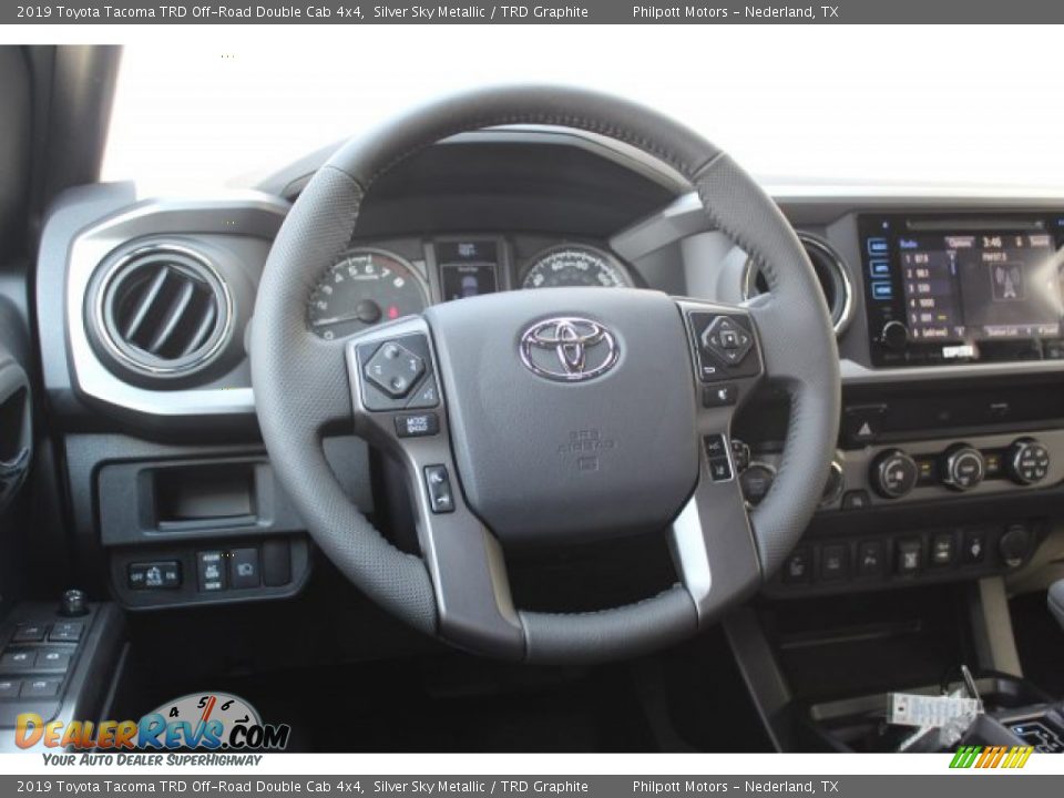 2019 Toyota Tacoma TRD Off-Road Double Cab 4x4 Silver Sky Metallic / TRD Graphite Photo #22