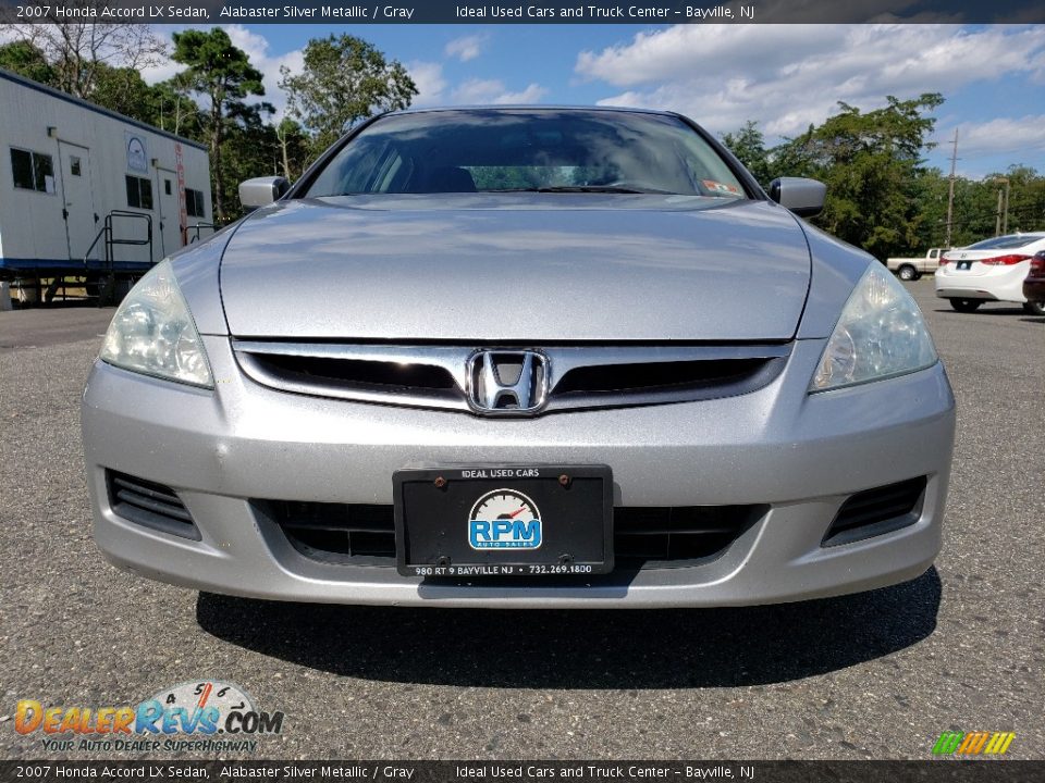 2007 Honda Accord LX Sedan Alabaster Silver Metallic / Gray Photo #8