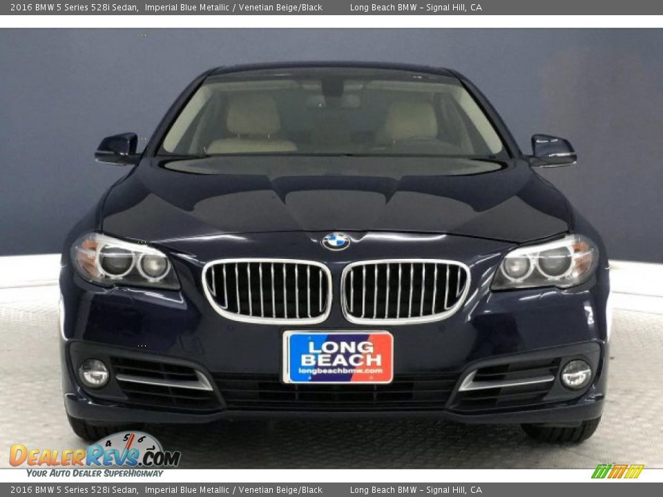 2016 BMW 5 Series 528i Sedan Imperial Blue Metallic / Venetian Beige/Black Photo #2