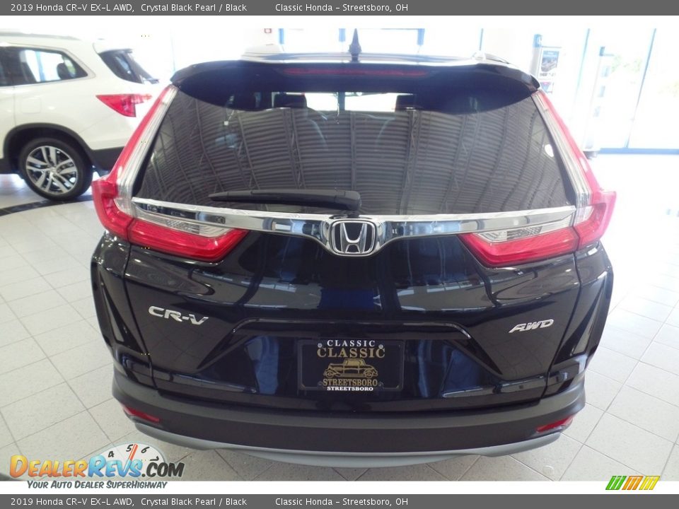 2019 Honda CR-V EX-L AWD Crystal Black Pearl / Black Photo #6