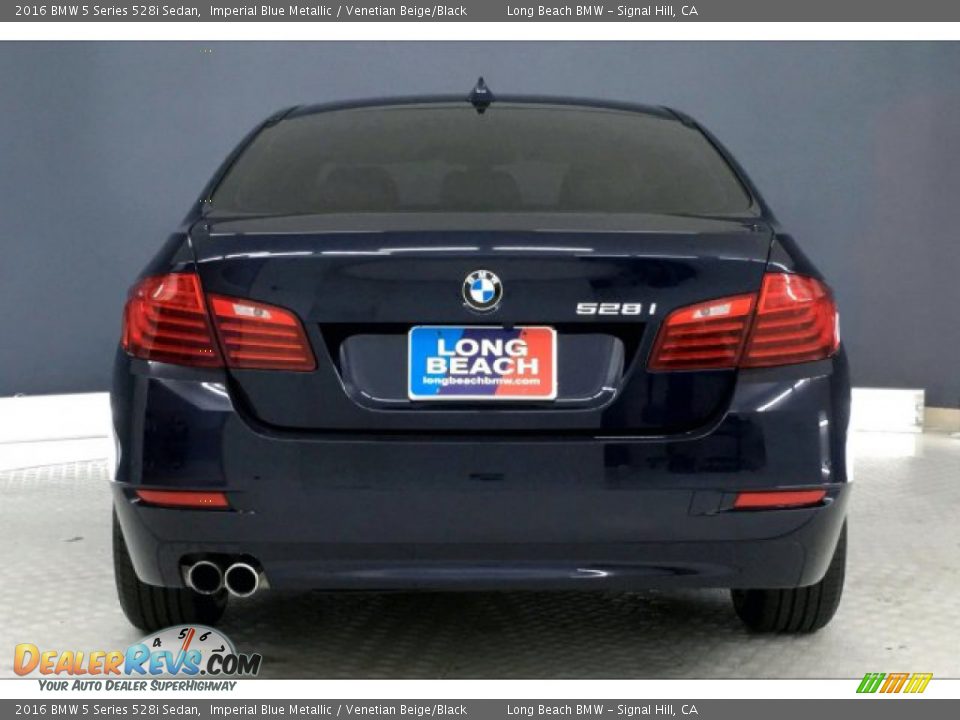 2016 BMW 5 Series 528i Sedan Imperial Blue Metallic / Venetian Beige/Black Photo #3