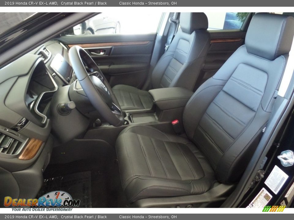 2019 Honda CR-V EX-L AWD Crystal Black Pearl / Black Photo #10