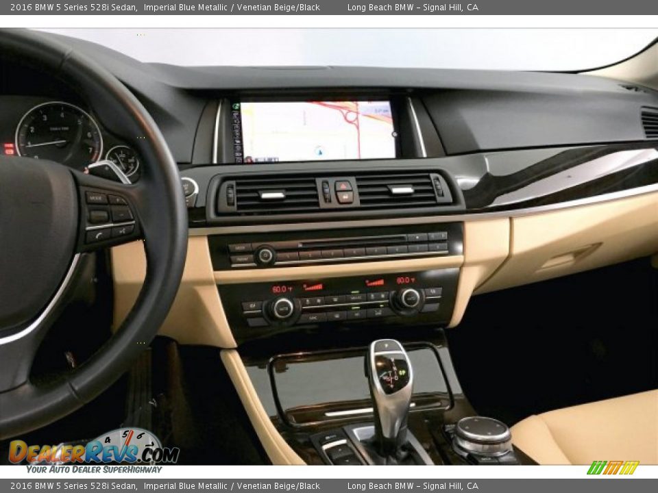 2016 BMW 5 Series 528i Sedan Imperial Blue Metallic / Venetian Beige/Black Photo #5