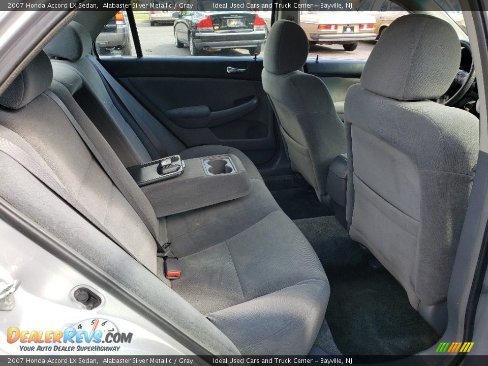 2007 Honda Accord LX Sedan Alabaster Silver Metallic / Gray Photo #11