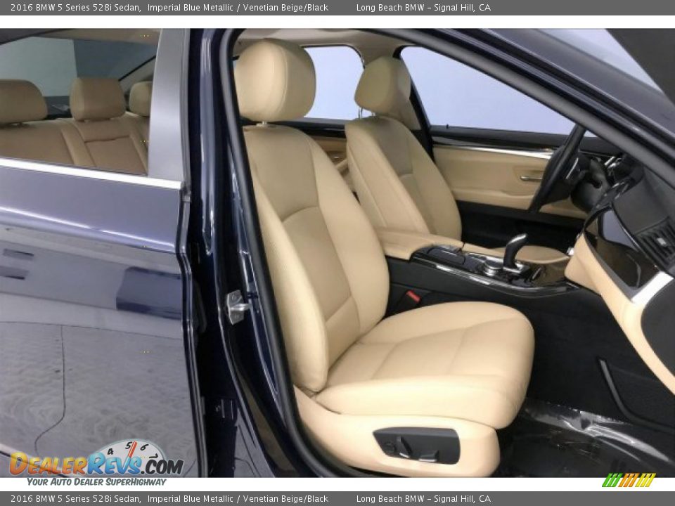 2016 BMW 5 Series 528i Sedan Imperial Blue Metallic / Venetian Beige/Black Photo #6