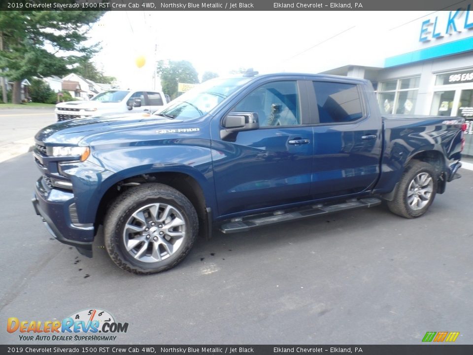 2019 Chevrolet Silverado 1500 RST Crew Cab 4WD Northsky Blue Metallic / Jet Black Photo #1