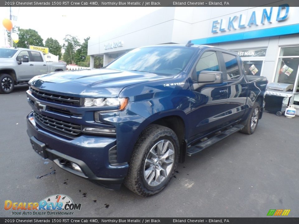 2019 Chevrolet Silverado 1500 RST Crew Cab 4WD Northsky Blue Metallic / Jet Black Photo #2