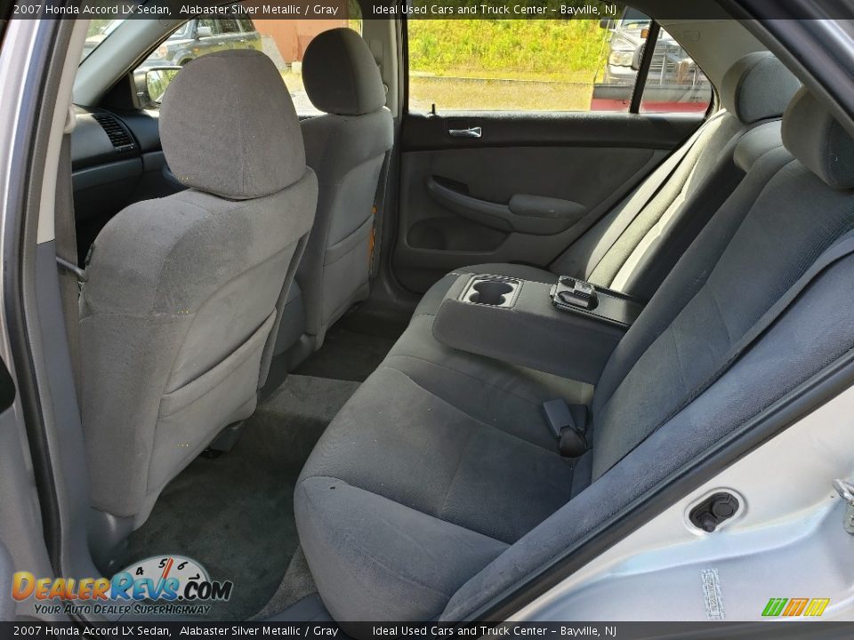 2007 Honda Accord LX Sedan Alabaster Silver Metallic / Gray Photo #14