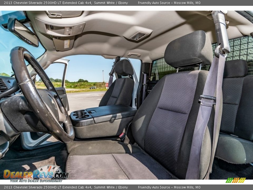 2013 Chevrolet Silverado 2500HD LT Extended Cab 4x4 Summit White / Ebony Photo #21