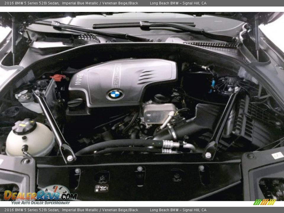 2016 BMW 5 Series 528i Sedan Imperial Blue Metallic / Venetian Beige/Black Photo #9