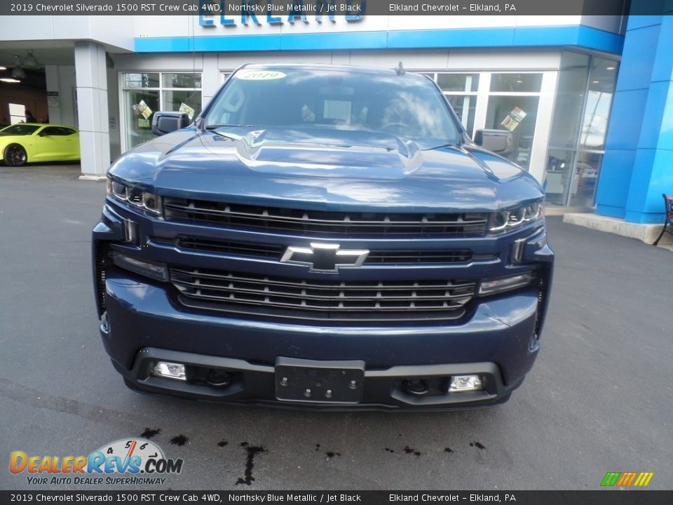 2019 Chevrolet Silverado 1500 RST Crew Cab 4WD Northsky Blue Metallic / Jet Black Photo #3