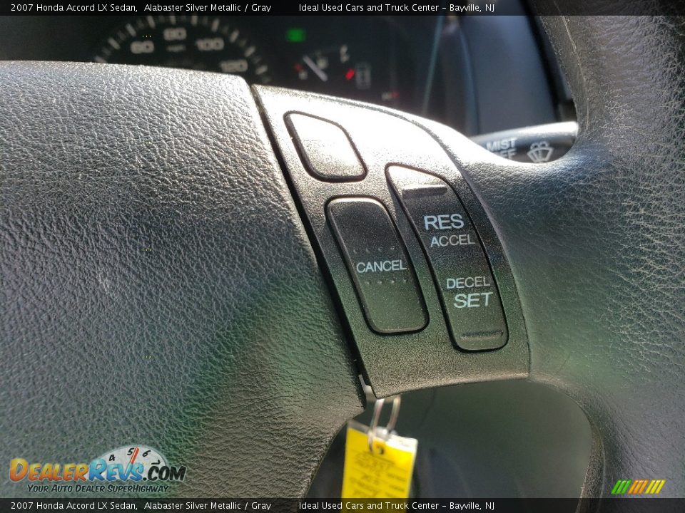 2007 Honda Accord LX Sedan Alabaster Silver Metallic / Gray Photo #15