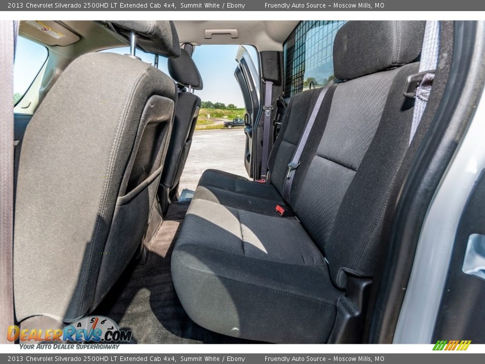 2013 Chevrolet Silverado 2500HD LT Extended Cab 4x4 Summit White / Ebony Photo #24